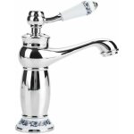 Gabrielle - rétro mitigeur robinet de lavabo laiton céramique Évier robinet bleu et blanc en porcelaine ... Gabrielle - rétro mitigeur robinet de lavabo laiton céramique Évier robinet bleu et blanc en porcelaine ...
