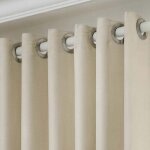 Gabrielle - rideau occultant � isolation phonique monobloc perfor� avec ?illet de tige t�lescopique gratuit ...