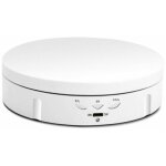 Gabrielle ? table tournante �lectrique 10 kg ? affichage panoramique 360� ? charge usb ? r�glage multi ...
