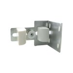 G�che portail coulissant - acier zingu� blanc - 3 fonctions blanc secury - t