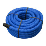 Gaine annelées jardibric pe polyéthylène bleu pour tuyau d'eau Ø 40 mm x 25 mètres Gaine annelées jardibric pe polyéthylène bleu pour tuyau d'eau Ø 40 mm x 25 mètres