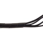 Gaine cache - fils spiralee 10m �9mm (noir) mounting materials sw09b