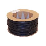 Gaines pvc flexibles diam�tre 20mm noir bobine de 60m