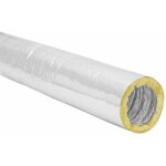 Econoname - gaine souple alu isole avec spirales rapproches re2020 d80 long 10m - spireflexaluiso - ...