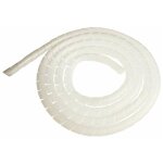 Gaine spiralée diamètre 7, 6mm x 10mm longueur 3m spirale plastique transparente protection câble fil ... Gaine spiralée diamètre 7, 6mm x 10mm longueur 3m spirale plastique transparente protection câble fil ...