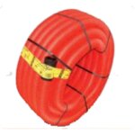 Gaine janoflex annel�e rouge diam�tre 40mm couronne de 25 m�tres - elydan - 2127