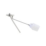 Robinet flotteur a levier alimentation laterale mecanisme chasse d'eau wc