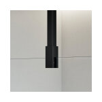 Galeria barre de renfort plafond 125cm pour douche � l'italienne - noir mat - fortifura