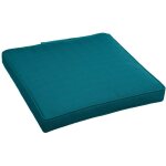 Hesperide - coussin de jardin korai en bleu canard avec fermeture  velcro, 40 x 40 cm