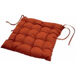 Paris prix - galette de chaise matelasse 'essentiel' 40x40cm terracotta