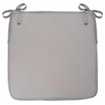 Galette de chaise  micro  39x39cm gris
