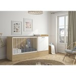 Galipette - ensemble trio lit 70x140 + commode 2 portes + armoire 2 portes Galipette - ensemble trio lit 70x140 + commode 2 portes + armoire 2 portes