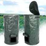 2 pices sacs de compost - bacs de compost de pe de fermentation organique cologique, sacs pour dchets ...