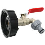 Galozzoit - adaptateur de r�servoir de vidange ibc pour robinet de jardin en laiton avec raccord de tuyau, ...
