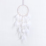 Galozzoit - attrape - r�ves blanc, d�coration murale arbre de vie, avec pierre de cristal de gu�rison ...