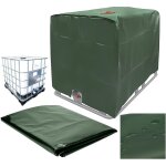 Galozzoit - b�che de r�servoir d'eau, b�che couverture r�servoir ibc pour cuve 1000l, cap�t de protection ...