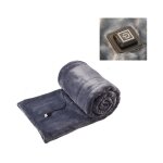 Couverture chauffante, couverture chauffante en flanelle, lavable en machine, couverture lectrique portable ...