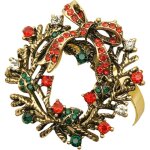 Galozzoit - autre d�coration pour no�l, boucles de serviette s�rie de no�l motif strass incrust� chaussettes ...