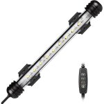 Galozzoit - led lampe aquarium, lampe d'aquarium submersible avec minuterie marche / arr�t automatique, ...