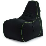 Game over - pouf pour enfants pour le salon, pouf chaise de jeu rsistant  l'eau avec poches latrales, ...