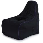 Game over - pouf pour enfants pour le salon, pouf chaise de jeu rsistant  l'eau avec poches latrales, ...