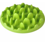 Gamelle anti - glouton gamelle interactif pour chien chat gamelle evite manger vite (vert)