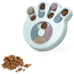 Animood - gamelle interactive pour chiens & chats - bol anti - glouton pour croquettes - puzzle alimentaire ...