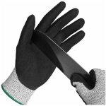 Gant anti coupure, gant huitre la protection de niveau 5 en treillis m�tallique en acier inoxydable convient ...