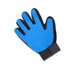 Gant brossage animaux - id�al pour chiens et chats, brosse et masse, attrape les poils et la salet�. ...
