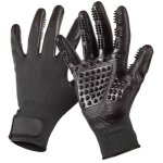 Gants de brossage multifonctions pour chevaux - gants de massage en caoutchouc - brosse en crin de cheval ...