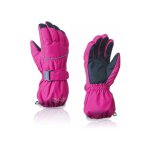 Gants d'hiver  doigts spars pour enfants, couleur unie, coupe - vent, impermables et rsistants  ...