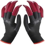 Gants de jardinage avec griffes, gants de jardinage imperm�ables pour creuser une plantation, gants de ...