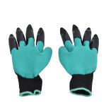 Gants de jardinage professionnels avec griffes en plastique abs, 4 griffes r�sistantes, mati�re pu et ...