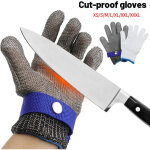 Gants de maille metal maille cuisine gant acier anti coupure?gants de travail anti coupure et anti perforation ...
