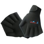 Gants palm�s formation de natation dans l'eau gants de natation � la main gants palm�s en n�opr�ne imperm�able ...