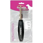 Gant de toilettage - inodorina - pour chiens et chats - �limine les poils - d�m�le le pelage - noir