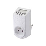Minuterie numrique hebdomadaire ip20 1800w blanc gao emt757 - f