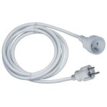 Gao - rallonge �lectrique 16a - c�ble 10m - blanc - robuste - flexible