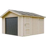 Garage qualit� premium 13 m� - l378xl412 cm - garage pour moto, v�los, machines de jardinage - lp smartside, ...