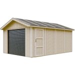 Garage qualit� premium 17 m� - l378xl530 cm - garage pour auto, moto, v�los, machines de jardinage - ...