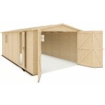 Garage - bois brut - 18 m�