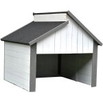 Garage en bois robot tondeur garages gris / blanc robot de jardin sur le toit abri d'auto tondeuse à ... Garage en bois robot tondeur garages gris / blanc robot de jardin sur le toit abri d'auto tondeuse à ...