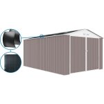 Habitat et jardin - garage m�tal 'nevada' - 15, 36m� avec panneaux solaires