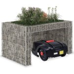 Vidaxl - garage tondeuse  gazon lit surlev 110x80x60 cm fil en acier