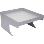 Garage pour tondeuse - robot avec bac à plantes hwc - g60 - tondeuse à gazon - métal 37x60x70cm - gris ... Garage pour tondeuse - robot avec bac à plantes hwc - g60 - tondeuse à gazon - métal 37x60x70cm - gris ...