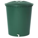 Garantia rcuprateur d'eau arien cylindrique 310 l vert - h. 94 x  80 cm