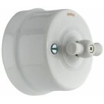 Garby - interrupteur va & vient porcelaine blanche manette porcelaine blanche 10a - 250v - r�f. 30308173 ...