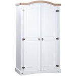 Vidaxl - garde - robe avec 2 portes gamme corona pin mexicain blanc Vidaxl - garde - robe avec 2 portes gamme corona pin mexicain blanc