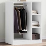 Garde - robe blanc 77x48x102 cm bois d'ing�nierie vidaxl140272