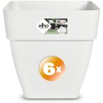 Gardebruk - sets de pots de fleurs vibia campana blanc 30x29x29cm cache - pot pot à plantes plastique ... Gardebruk - sets de pots de fleurs vibia campana blanc 30x29x29cm cache - pot pot à plantes plastique ...